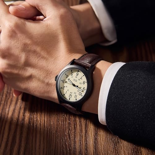Image of Getalia Italian leather Watch Band Tuscany Natural Vegetable-Tanned Full Grain Genuine Leather,18mm 19mm 20mm 21mm 22mm Quick Release Replacement Watch Straps for Men and Women Thick and Soft