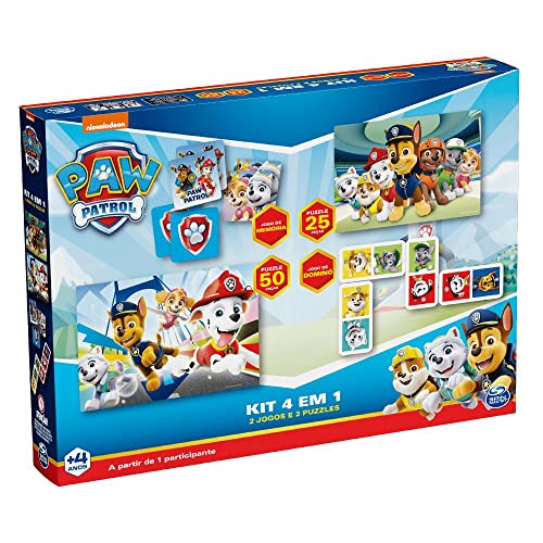 Kit 4 em 1 Patrulha Canina - Grow