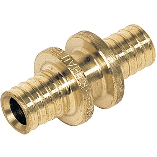 Rehau 169142 - Acoplador igual (diámetro 63 x 63 mm, latón, no deszincidible