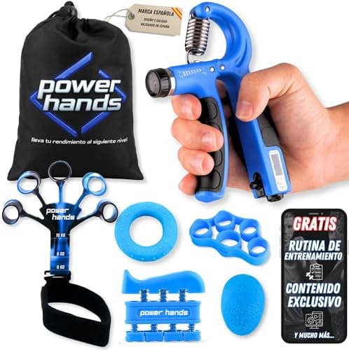 SUPER PACK fortalecedor de Manos y brazos– Hand Grip completo con...