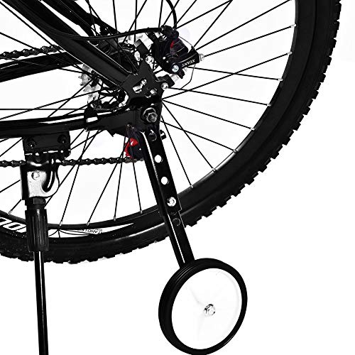 Ruedas de entrenamiento para bicicleta de niños 16-22 pulgadas, estabilizadores universales en color plateado miniatura 2