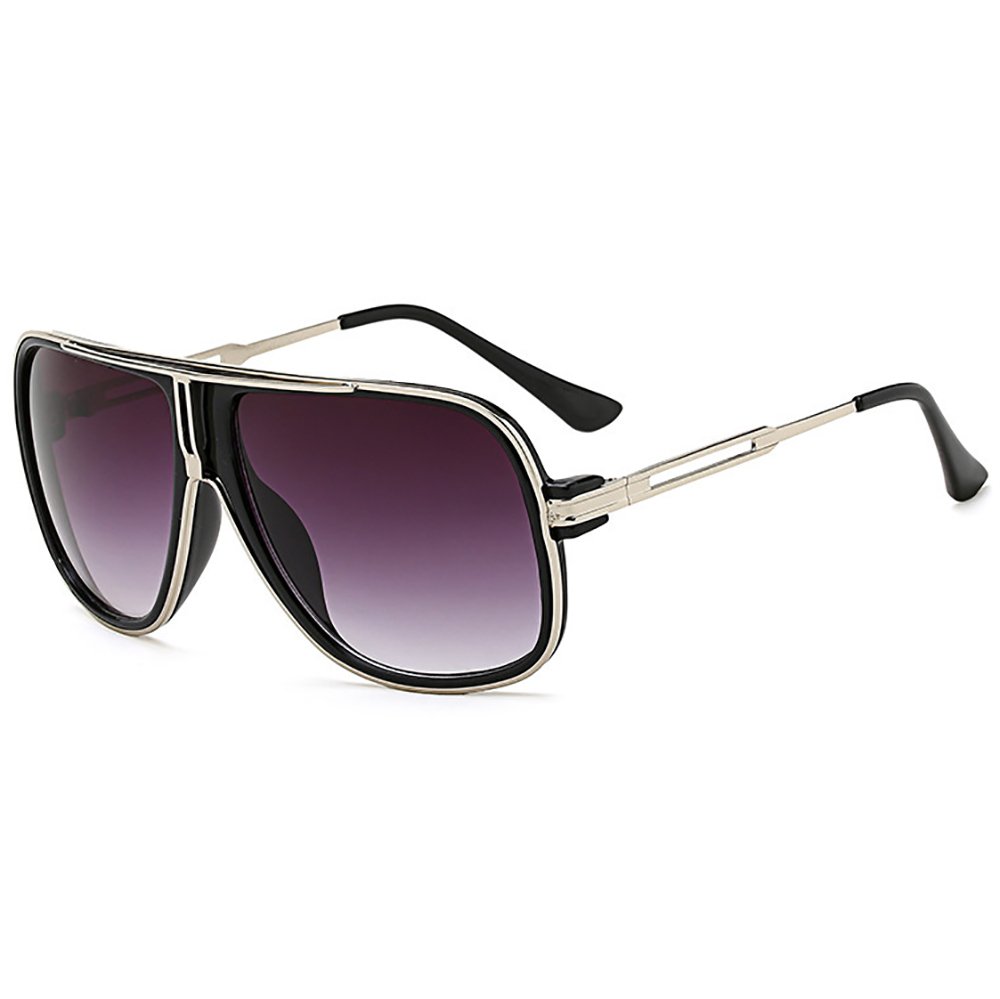 Oversized Retro 80s Vintage Pilot Sunglasses Men Classic Eyewear Unisex UV400 Lens