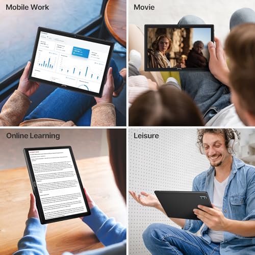 Image of ANTEMPER 10.1 Inch-Android Tablet 1280 * 800 IPS 1TB Expandion WiFi 18MP Dual Camera Octa-core Processor.GPS.Tablets-Black with Keyboard,Mouse,Protective Film,Case