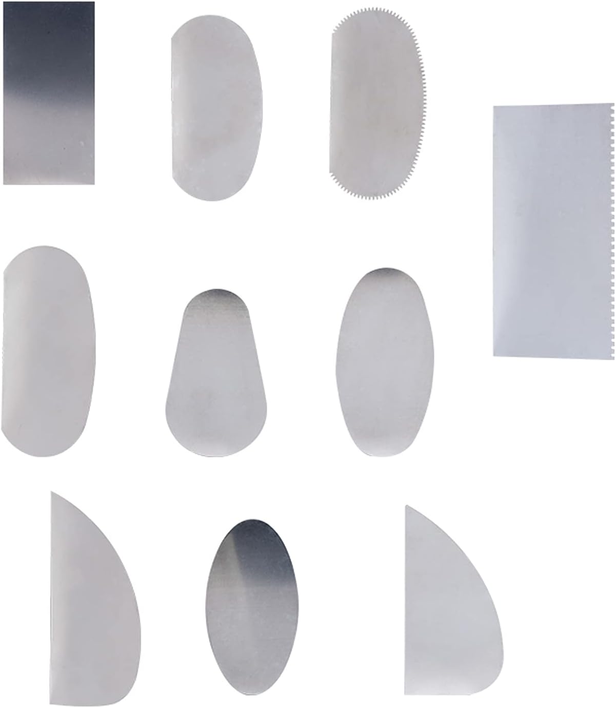 10 Pcs Stainless Steel Clay Tools Pottery Clay Sculpture Scraper Muti