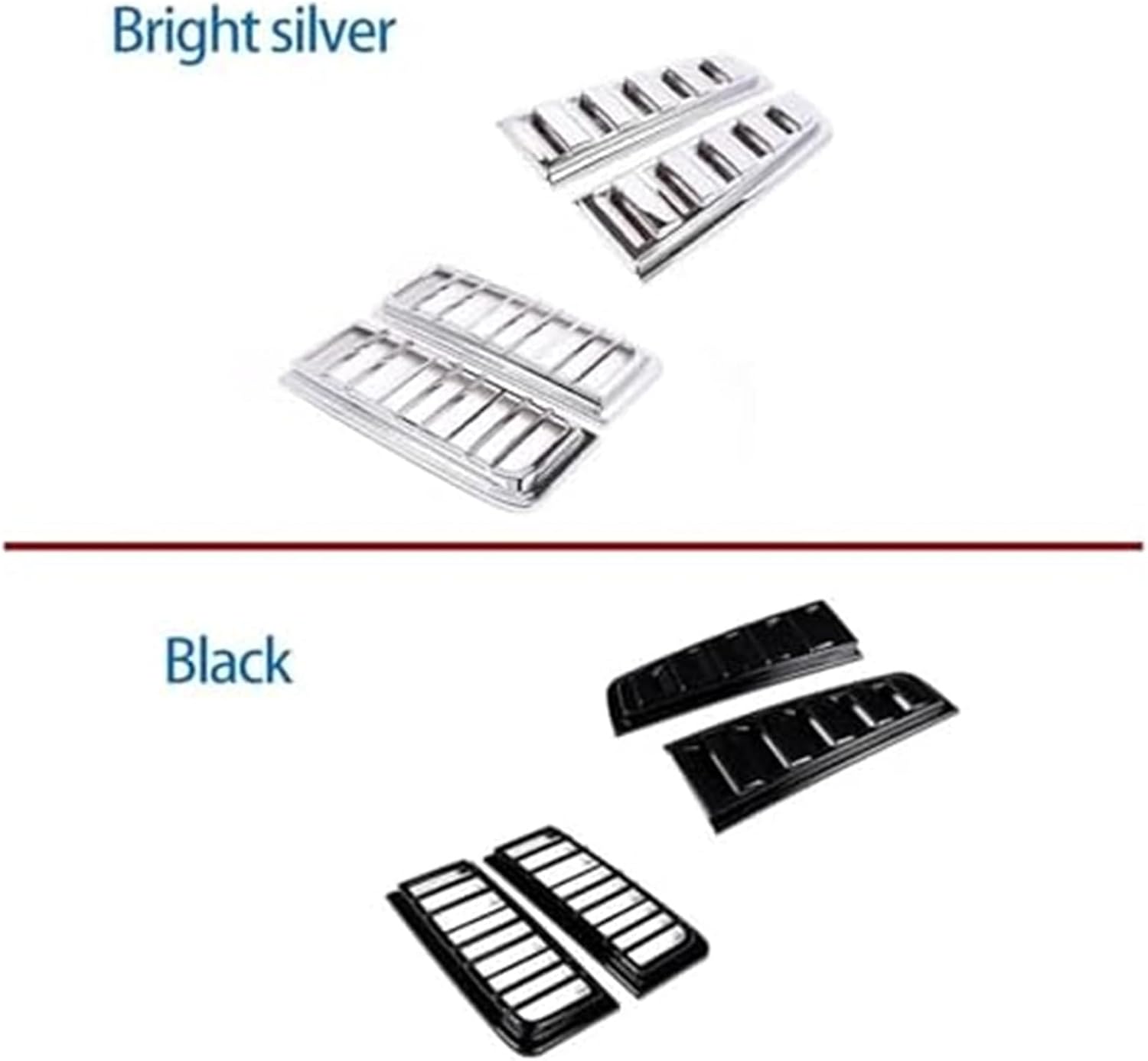 Tail Lights, for Hummer H2 2003-2009 ABS Silver Car Rear Bumper Tail Light Cover Trim Back Lamp Protection Frame, for Auto Car Accessories Tail Lamp Automotive Rear Bumper Light