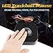 Eujgoov Round LED Trackball 4.5cm Mouse Lighted Illuminated PS/2 PCB Connector Wired Trackball for Arcade Game Machine