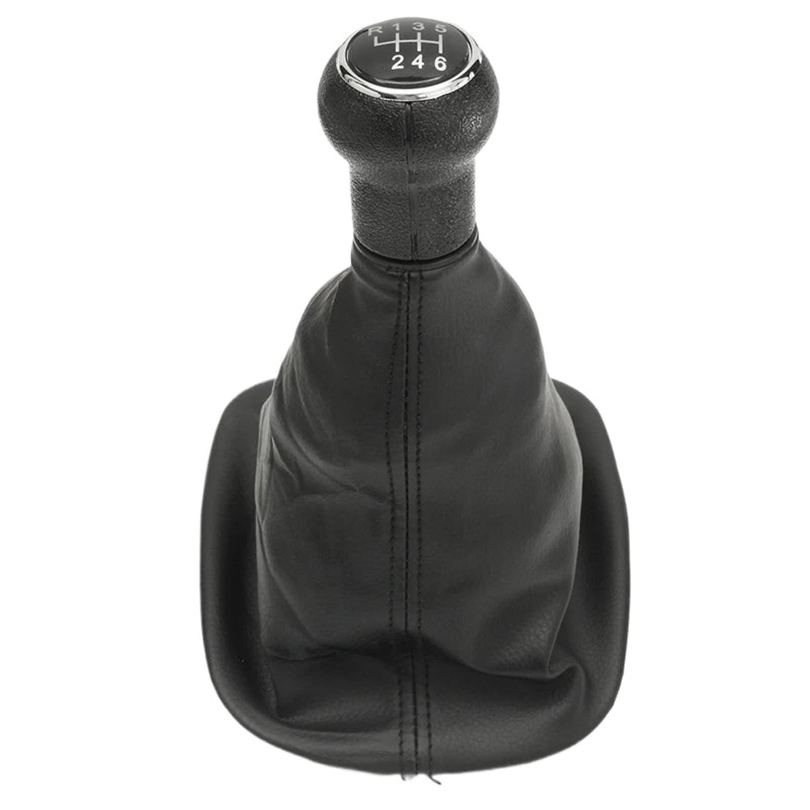 XZCVTYW Car Lever Gear Shift Knob 6 Speed Car Gear Shift Knob Lever Shifter Stick Gaiter Boot Cover for Passat B5 B5.5 B6 1996-2005