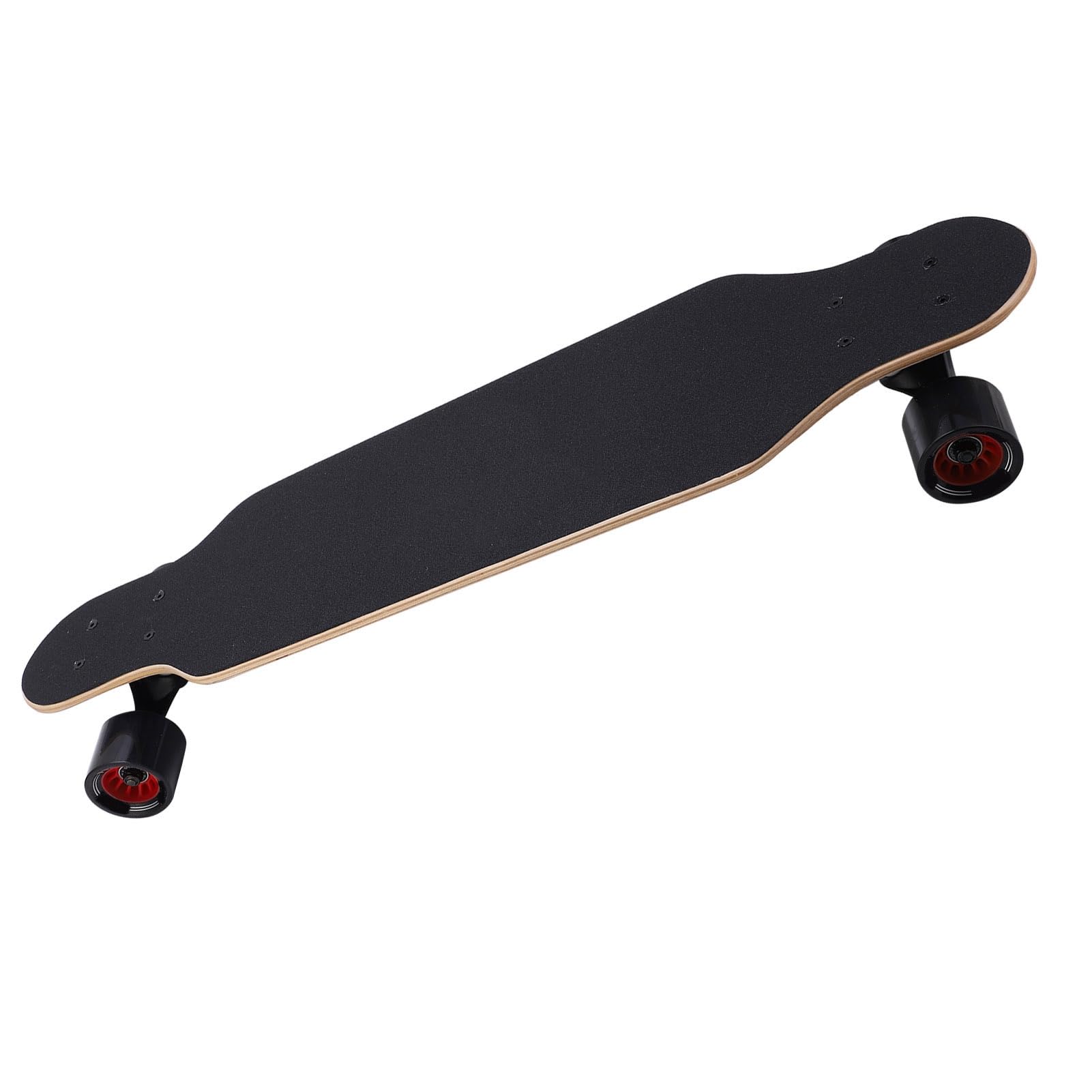 POENVFPO Longboard professionnel en érable, roulements ABEC 9, 8 couches, roues élargies de 70 mm, HR 95, avec motif de transfert de chaleur, pour adultes