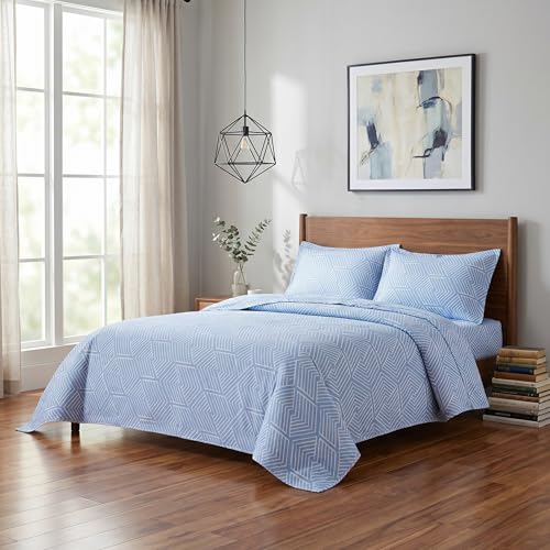 Image of Mush Aura Collection 300 TC Bamboo Bedsheets King Size with Pillow Case | Cooling & Breathable Bedsheets King-Size, Ultra Soft Bamboo Bed Sheet Set for Kingsize Bed (Sky Blue)