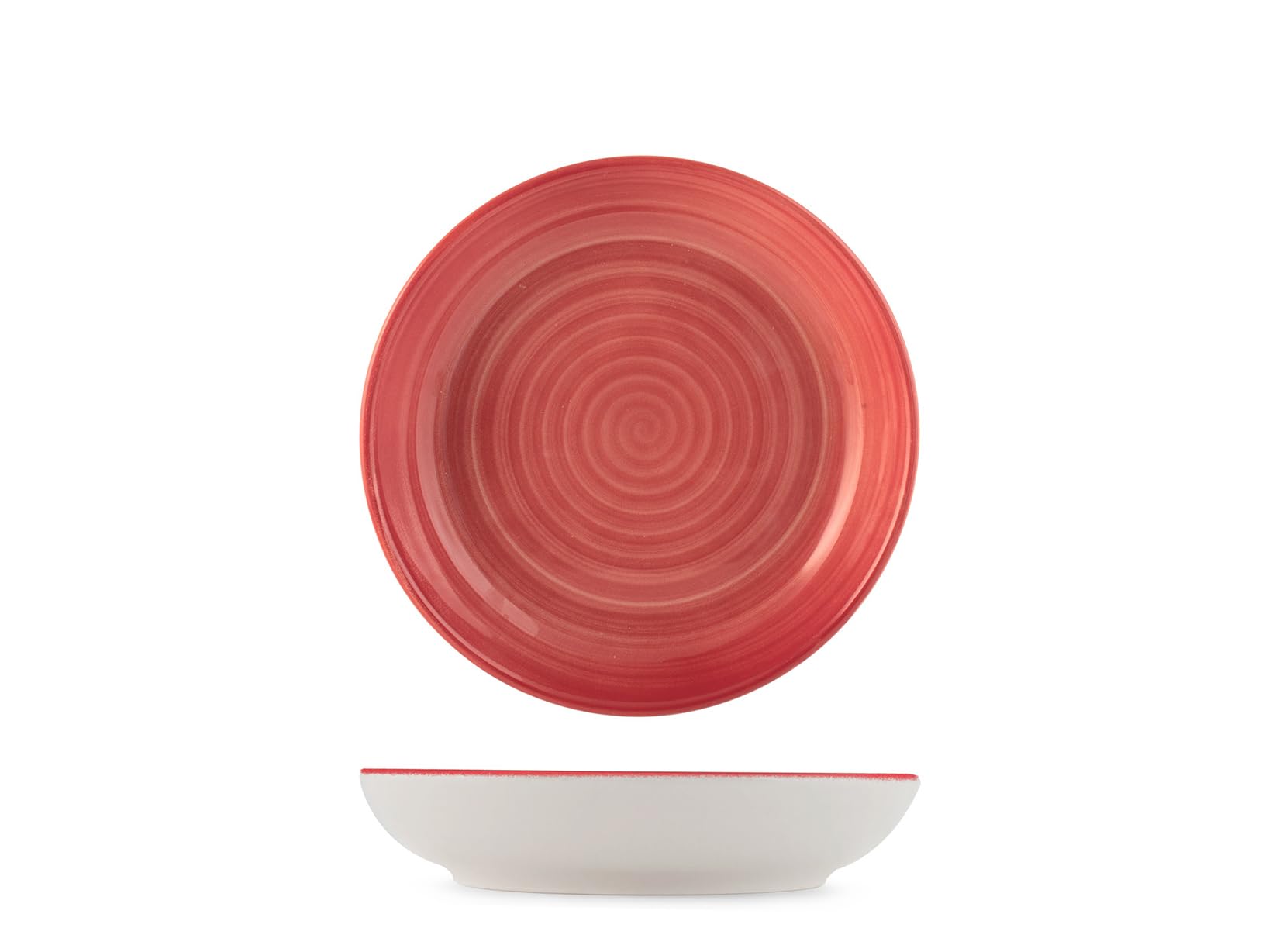H&H Service de Table Noël 18 Pièces Red Delights en Grès – Assiettes Plates, Creuses et à Dessert, Compatible Lave-Vaisselle et Micro-ondes