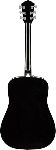 Miniatura 3 de Fender FA-125 Dreadnought Guitarra - Paquete negro con bolsa de concierto, afinador, correa, cuerdas, bobinador de cuerda, púas y DVD instructivo de
