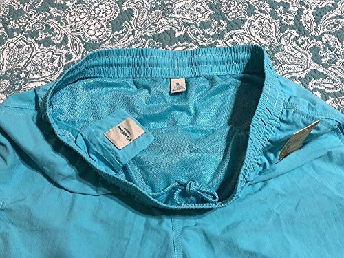 Roundtree & Yorke Caribbean Solid Cargo 7" Swim Trunks Bright Aqua Size XLarge S55M500L4