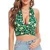 Women summer going out halter crop tank top  urban country home decor