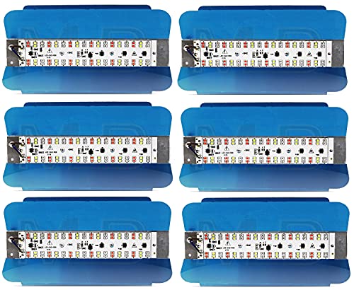Image of MLD Multicolor 20W Automatic Colour Changing Light (Red, Green, Blue) Waterproof LED Tungstun Loding RGB Flood Lights | Pack of 6