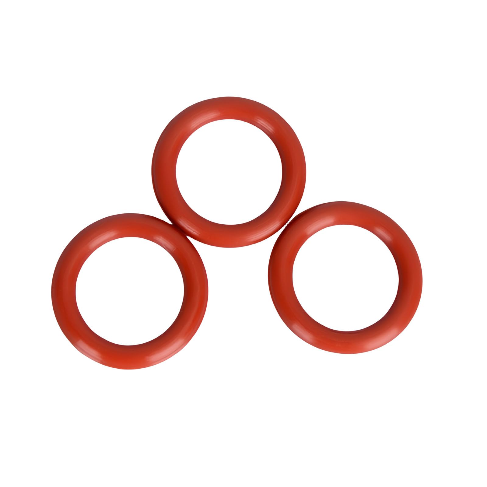 MACHSWON 30 Pcs Silicone O-Rings Gasket Rings Seal Grommets Gasket 74.3mm OD 69mm ID 2.65mm Width Silicone Washer Round Sealing Ring Red - Image 2