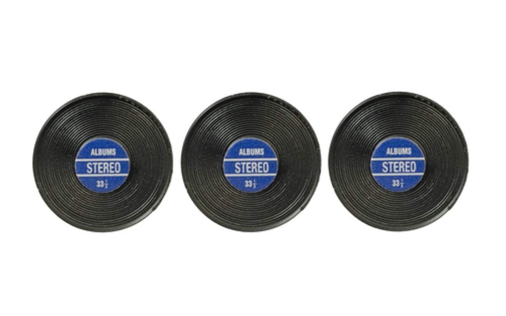 Classics by Handley House Dollhouse 3 Records with Blue Label Miniature Music Room 1:12 Scale Accessory