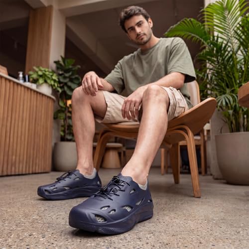 Image of YOHO Zogs Convertible Hybrid Clog-Sneaker for Men | Waterproof Monsoon & Rainy Footwear | Removable Knit Socks