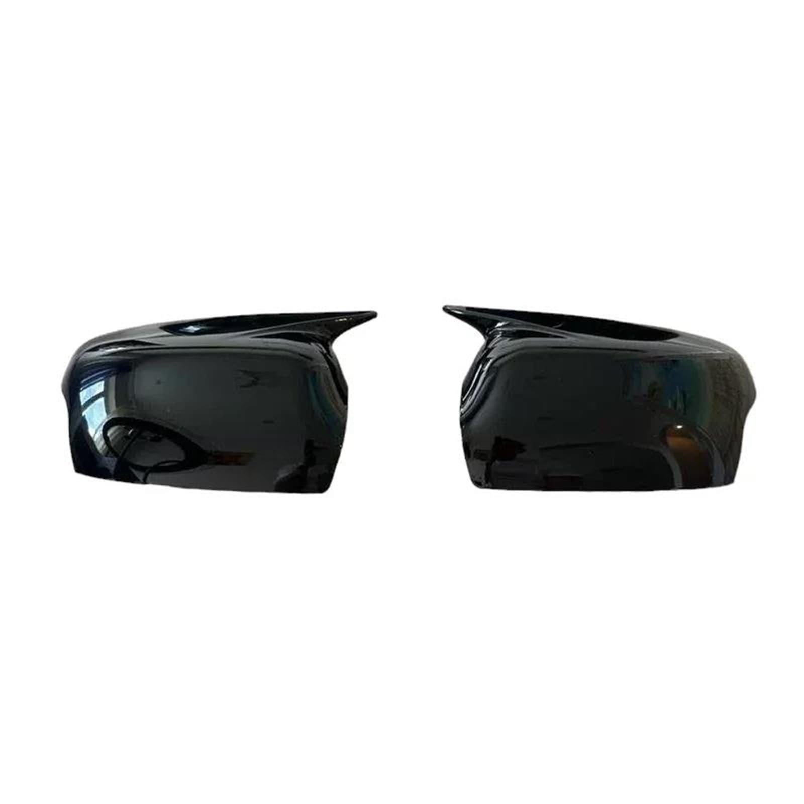 Yijiavsx With Light Black For Ford For Focus Mk2 2005-2008 Car Rearview Side Mirror Cover Wing Cap Sticker Yijiavsx(With Light Black)