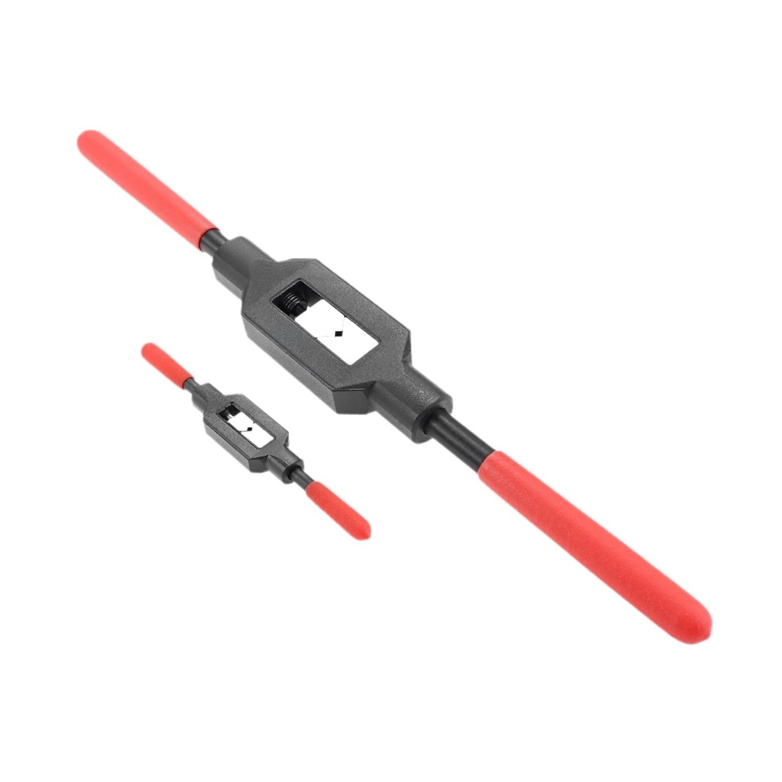 TAZYYZUU Adjustable Tap Wrench Handle 2pc Carbon Steel Tool for Metric M5-M20 & M1-M8 Threading