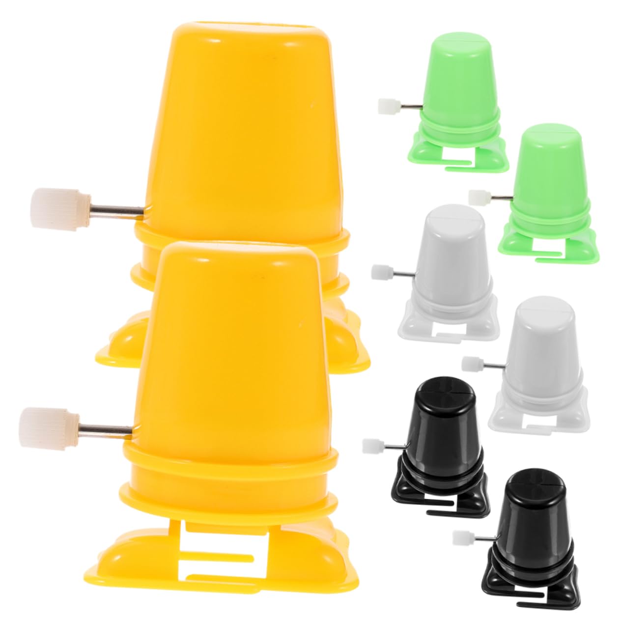 BESPORTBLE 8Pcs Wind Up Robot Movement Kit Clockwork Walking Mechanism for Craft Projects Fun Miniature for Develops Fine Motor Skills and Creativity