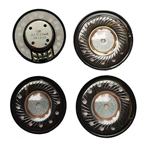 32ohm 40mm Speaker 2 Pairs Headset Replacement Speakers Driver Compatible with Bose QC2 QC15 QC25 QC35 QC3 AE2 OE2 Studio Studio 2.0 Solo 2 40mm Headphones Drivers 4pcs Cover