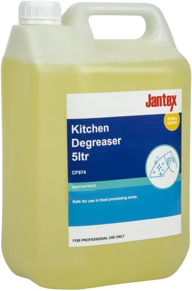 General Kitchen Degreaser Concentrate 5Ltr - Strong Grease Removal for Commercial Kitchens CF974