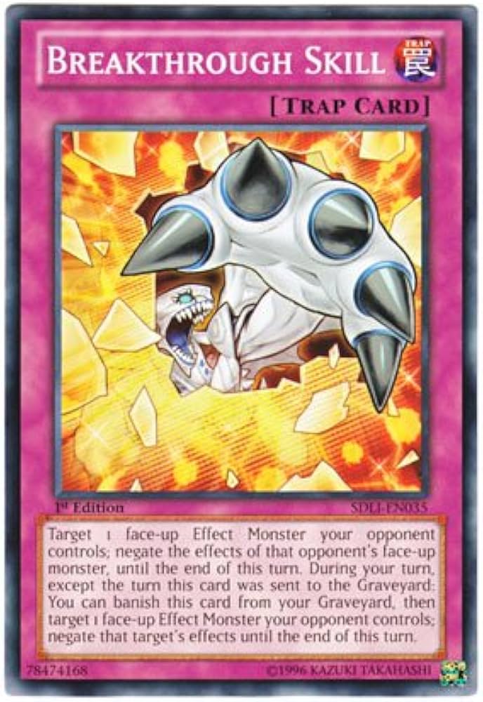 Amazon.co.jp: 遊戯王 英語版 SDLI-EN035 Breakthrough Skill ブレイク