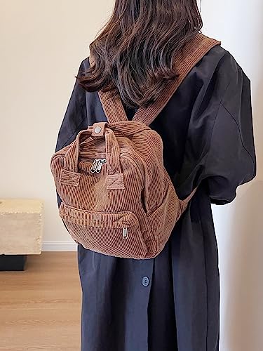 Image of MaxxCloud Vintage Denim Laptop Backpack Casual Canvas Daypack Handbag Purse Lightweight Rucksack Shoulder Bag