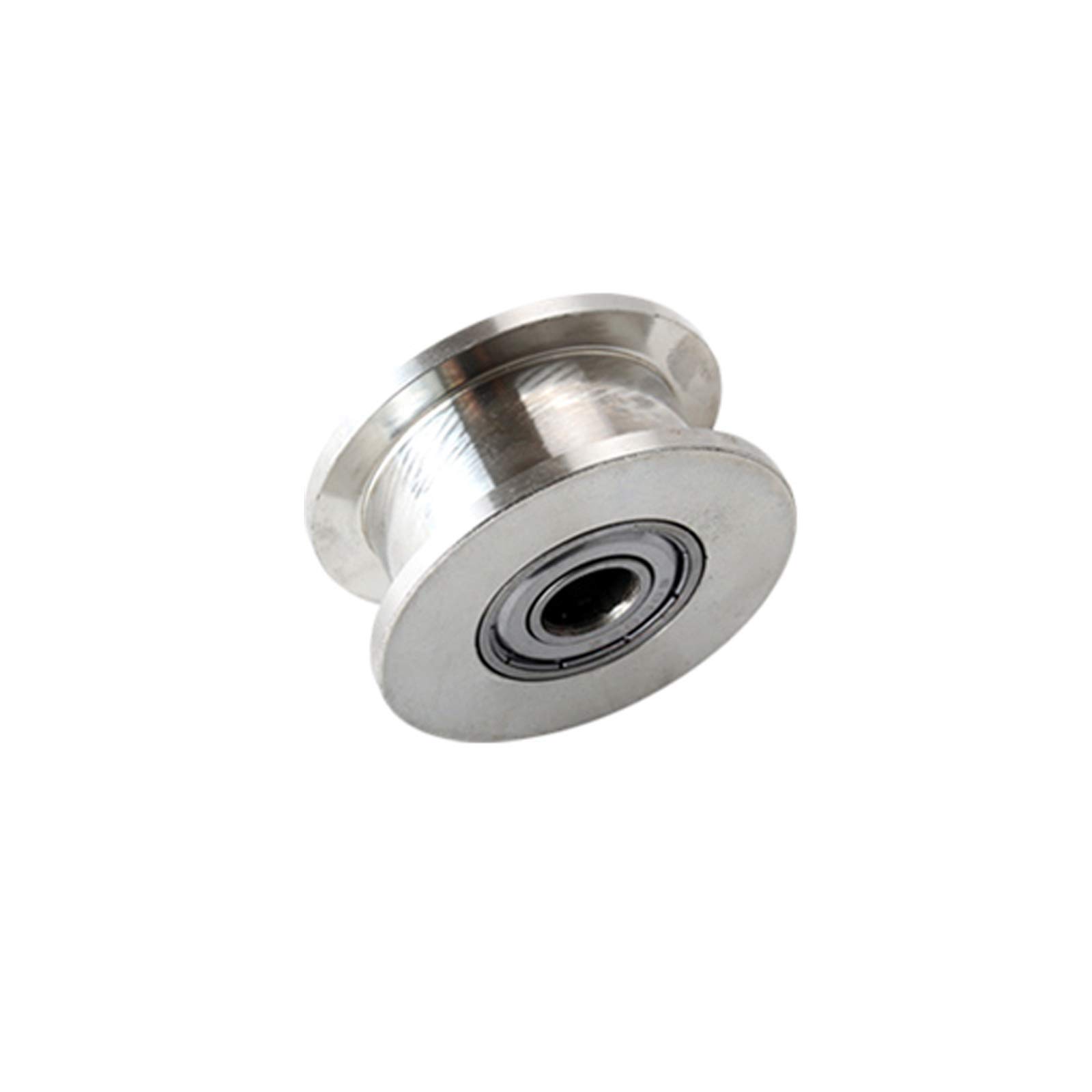 Rolka do bramy przesuwnej, 2 szt. Koła do bram przesuwnych z rowkiem w kształcie litery H. Rolkowe koło pasowe, srebrne(48Mm/1.9In)