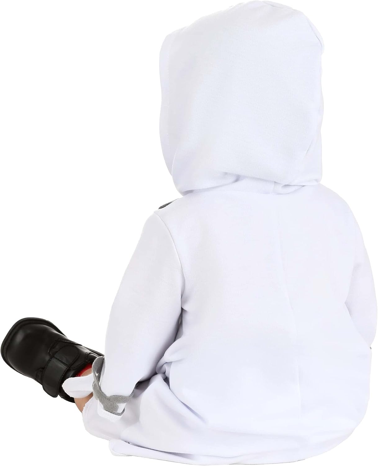 Chained Ghost Infant Costume - Hooded Tunic with Ghost Face and Chains