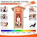 Albott Outdoor Sauna 1 Person, Infrared Saunas for Home, Low EMF 110V Spruce Wood Dry Sauna with Tourmaline Stone Foot Warmer, 7-Color Light Therapy & 2 Bluetooth Speakers, 33.5