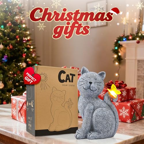 Nacome-Cat-Outdoor-Statues-for-Garden-Outside-Decor-with-Butterfly-Clearance-for-Yard-Art-Lawn-Ornaments-Porch-Patio-Balcony-Home-House-Birthday-Gifts-for-Grandma-Mom-Women