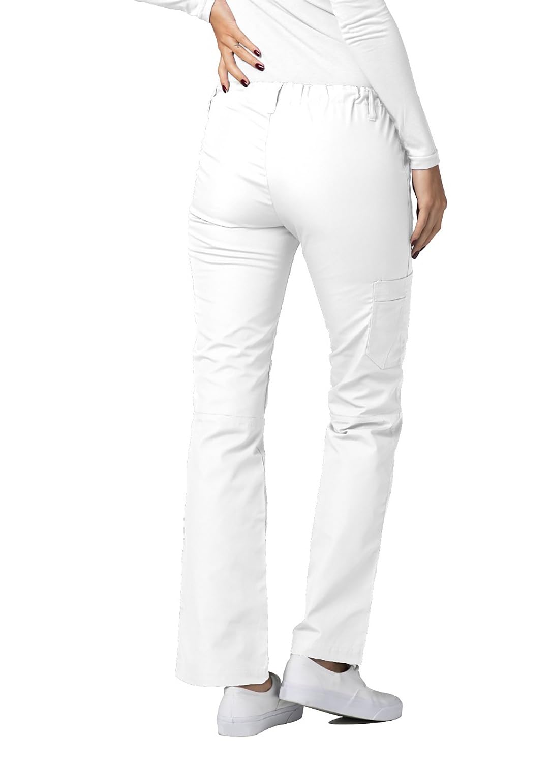 Adar Uniformes médicos para Mujer - Pantalón médico con cordón