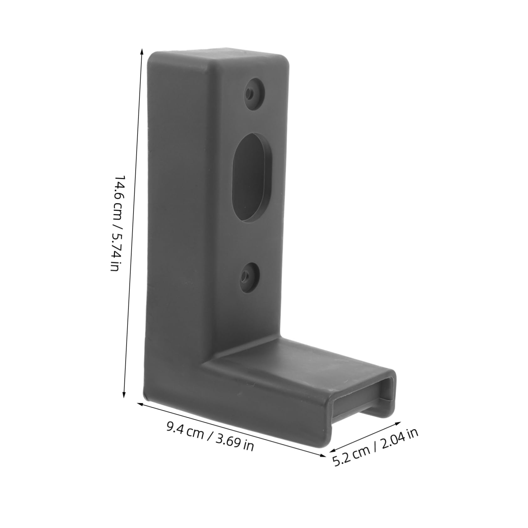 BESPORTBLE 2-pc Barbell Storage Rack Home Gym Equipment Holder Dumbbell Storage Squat Rack Attachments Wall Mount for Barbell Fitness Rope Hook