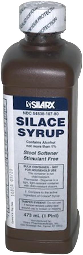 Silace Docusate Sodium Stool Softener Syrup - 16 Oz (pack of 1)