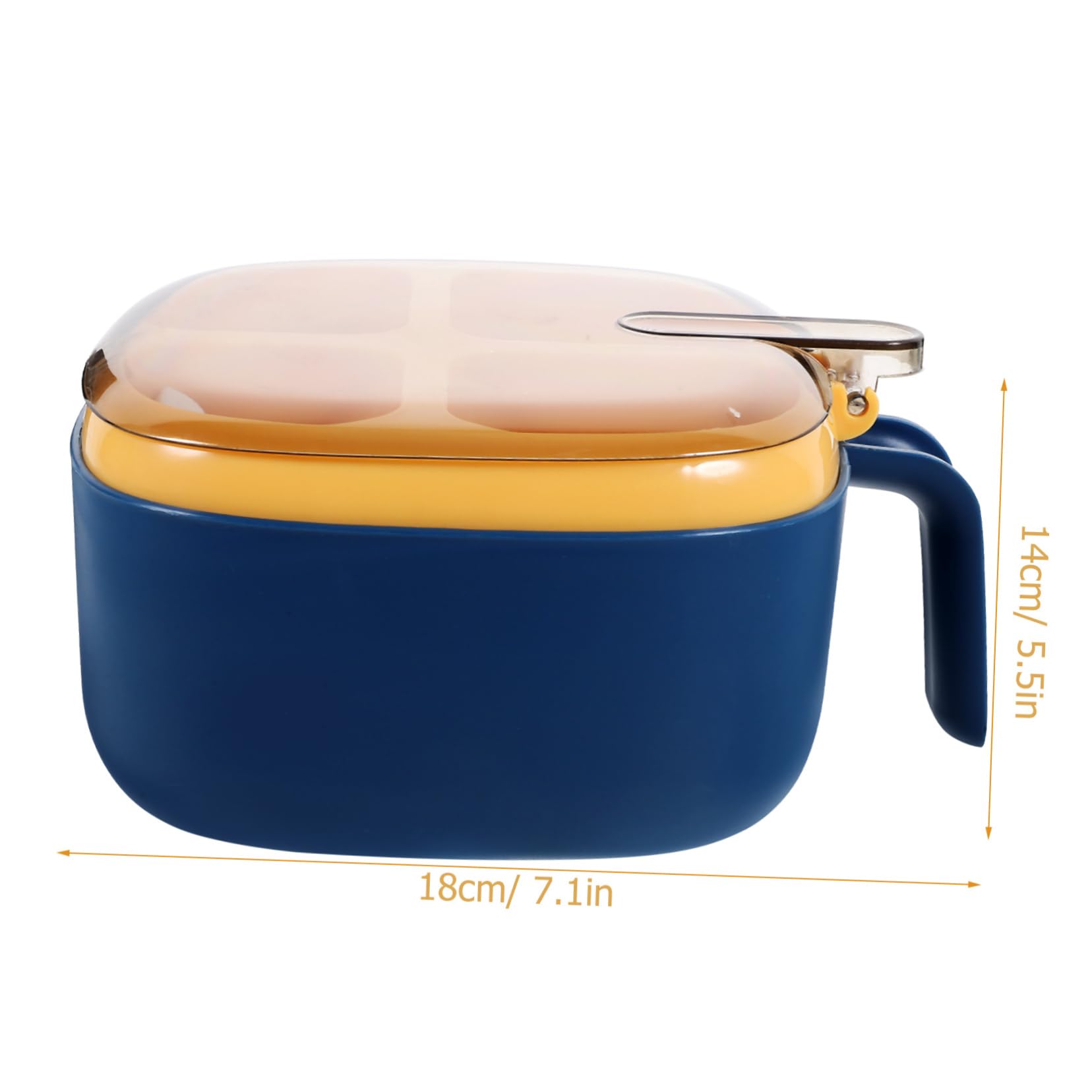 ABOOFAN Boîte De 5 Pièces boîte à condiments matériels de cuisine récipient pot à épices compact pot à épices domestique délicat boîte à épices assaisonnement Plastique