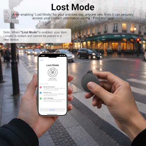 Bluetooth Tracking Tags (iOS Only) 4 Pack, Compatible with Apple Find My - image 6
