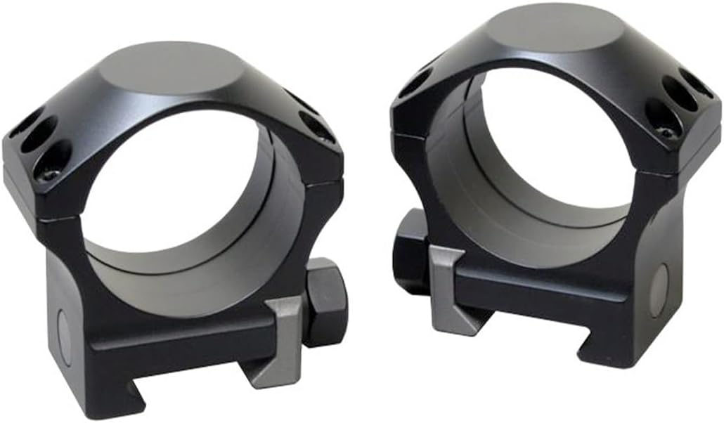 Nightforce X-Treme Duty Ultralite 30mm 4-Screw Hard Anodized Aluminum Gun Scope Rings Mounts - Set of 2