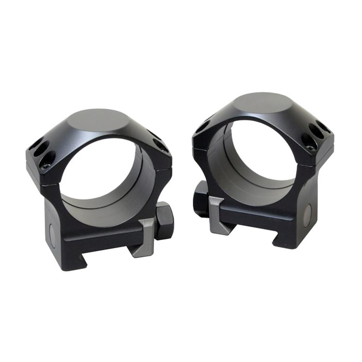 Nightforce X-Treme Duty Ultralite 30mm 4-Screw Hard Anodized Aluminum Gun Scope Rings Mounts - Set of 2