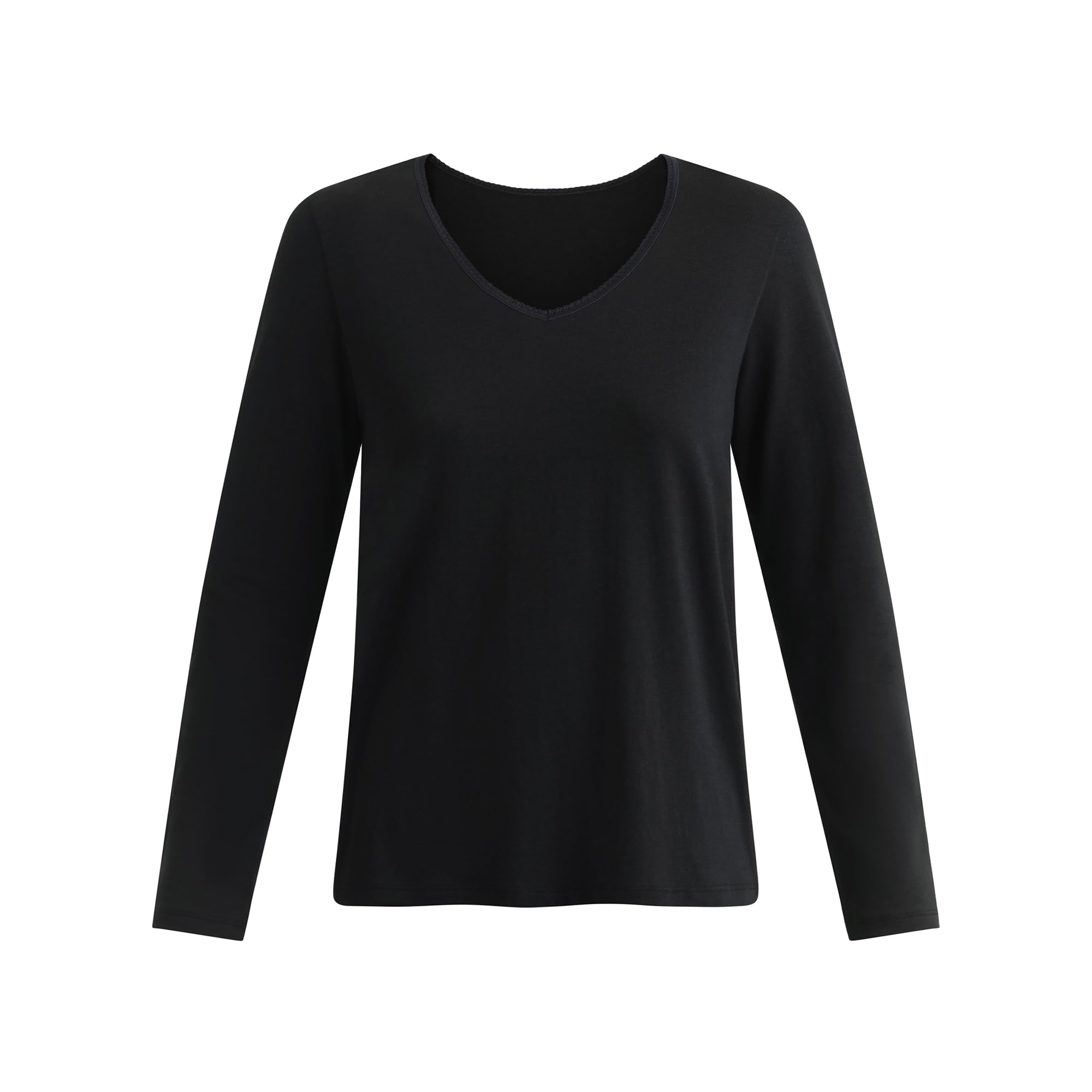 Dim Maglietta Termica con Scollo A V T-Shirt Donna (Pacco da 1)