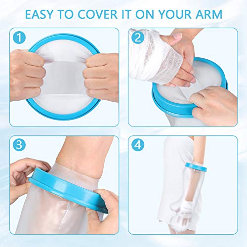 image for Yosoo Health Gear Arm Cast Cover for Shower, Waterproof Seal Tight Adu