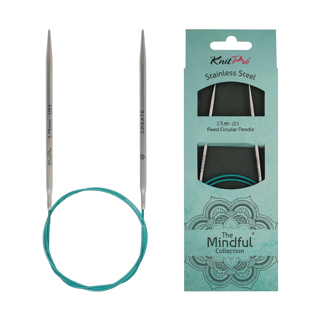 KnitPro The Mindful Collection Fixed Circular Needles 47" (120cm) | Size 3.75mm