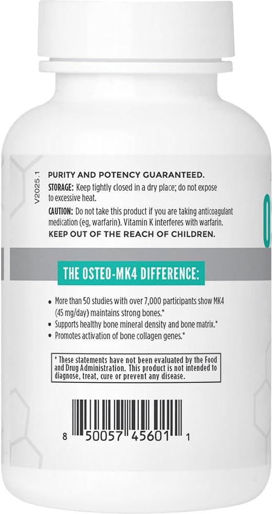 NBI Osteo-MK4, 60 Capsules