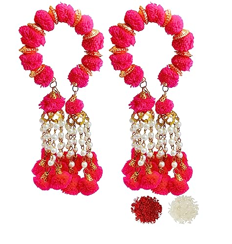 Image of Lumba Chuda Hanging Rakhi For Bhabhi| Bhabhi Kada Rakhi| Bhabhi Rakhi| Kids Rakhi | Adults Rakhi | Rakhi Gift | Rakhi Combo Set| Lumba Rakhi| Rakhi with Roli Chawal Packet|Rakhi For Sister