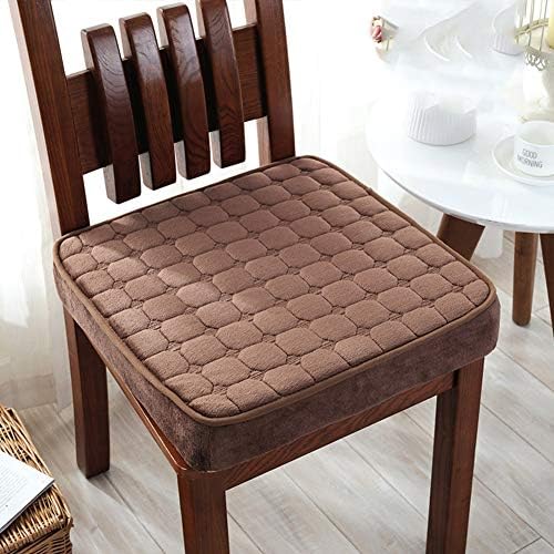 YQ WHJB Booster Cushion,Nonslip Seat Cushions,Extra-Thick Plush Square Firm Four Seasons Sponge Office Car Adult Chair Cushion pad-B 40x40x8cm(16x16x3)