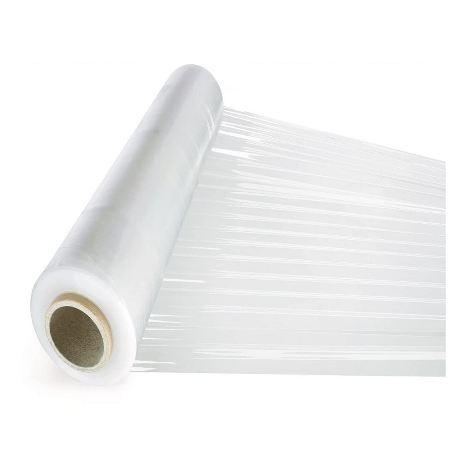 Pellicola Film Estensibile Manuale Trasparente cm 50x 250 mt da 2,4 Kg Cellofan per Imballaggio Spedizioni e Trasloco (6)