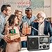 Greadio Portable Shortwave Radio with Best Reception,AM FM Transistor,LCD Display,Time Setting,Battery Operated by 4 D Cell Batteries or AC Power,Big Speaker,Earphone Jack for Gift,Elder,Home