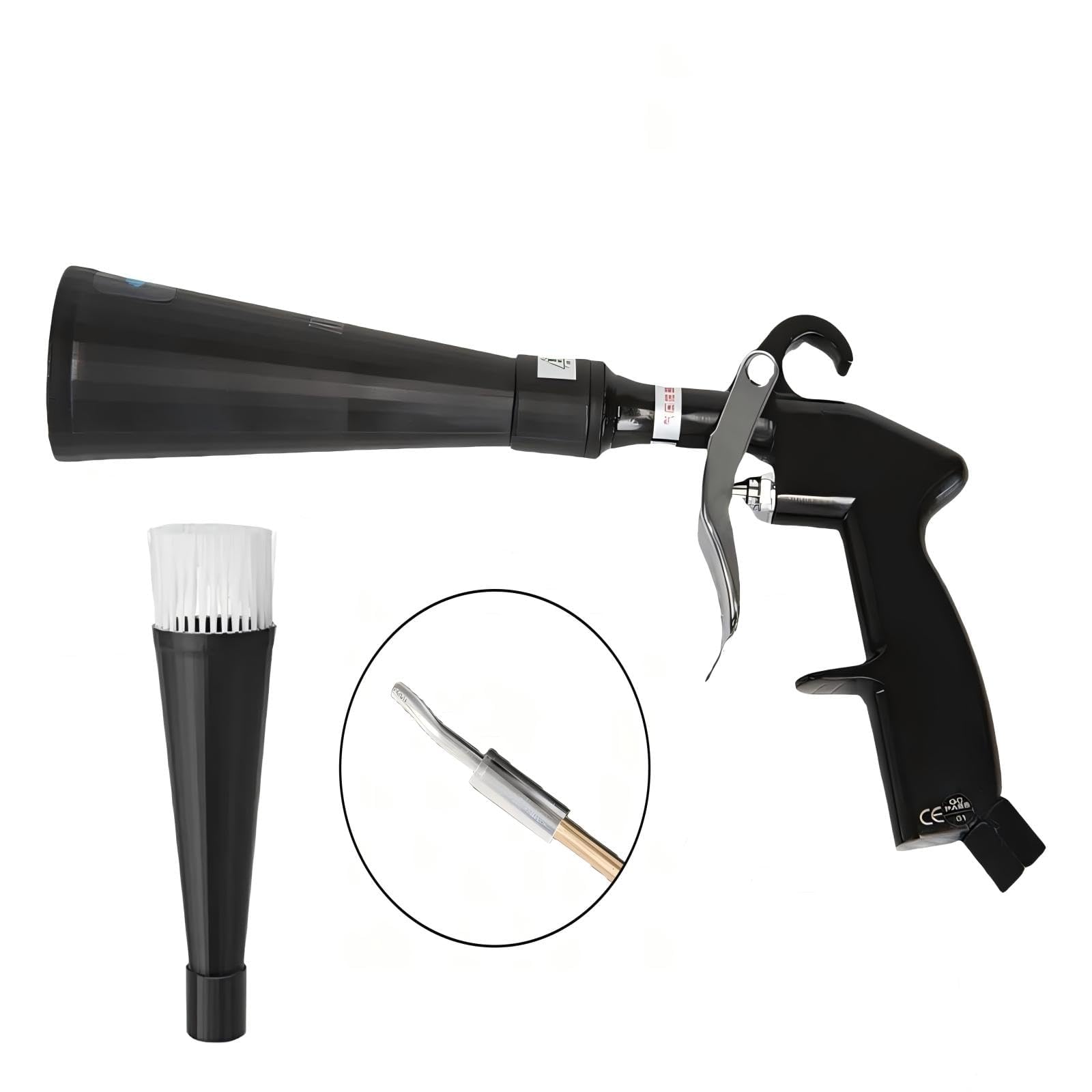Pistolet Soufflant Tornado Pour Nettoyage Auto | Décrassage Intérieur, Séchage, Buse Haute Pression