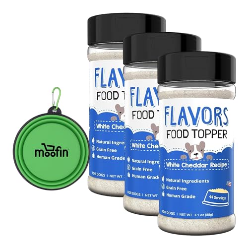 Dog-Food-Toppers-White-Cheddar-Grain-Free-Dog-Food-Flavor-Topper-Flavorful-Meal-Topper-for-Dog-Food-includes-Silicon-Pet-Bowl-Dry-Food-Topper-Pack-of-3 - Cucciolini Doodles   Dog-Food-Toppers-White-Cheddar-Grain-Free-Dog-Food-Flavor-Topper-Flavorful-Meal-Topper-for-Dog-Food-includes-Silicon-Pet-Bowl-Dry-Food-Topper-Pack-of-3