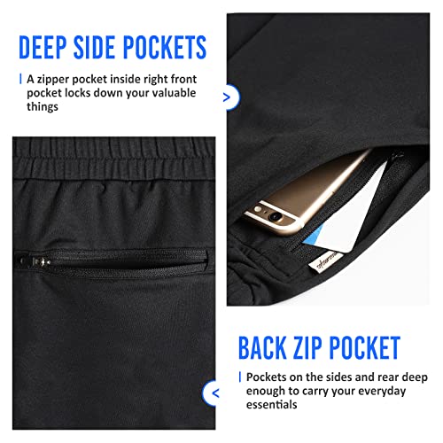 maamgic Mens Workout Shorts 5" Short Shorts Soft Stretch Running Gym Athletic Shorts with Zip Pockets4